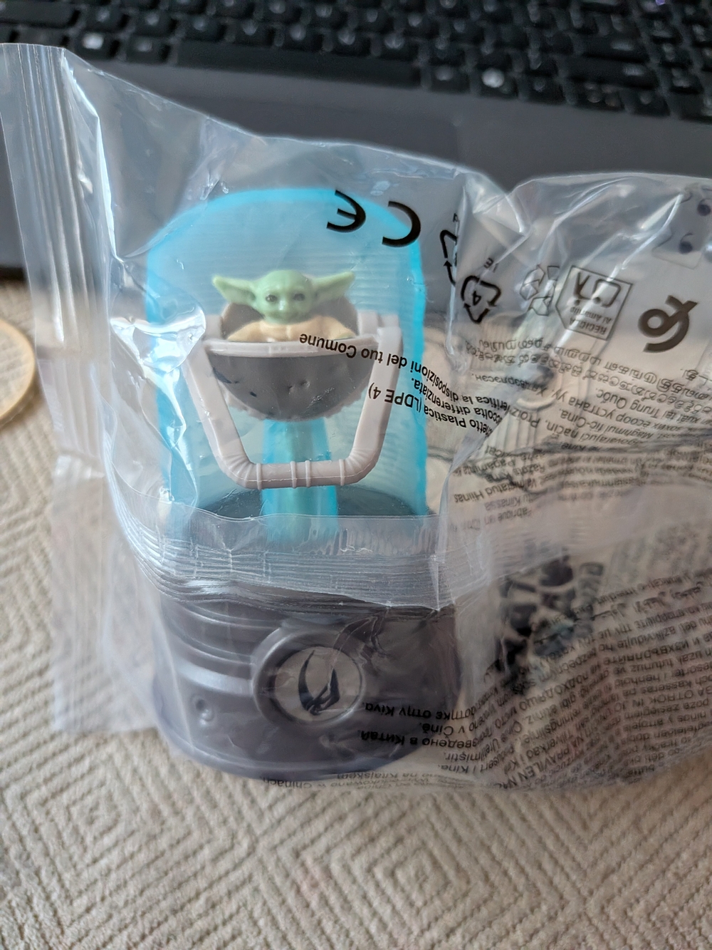 Star Wars The Child (Grogu) Figure with Blue Pod